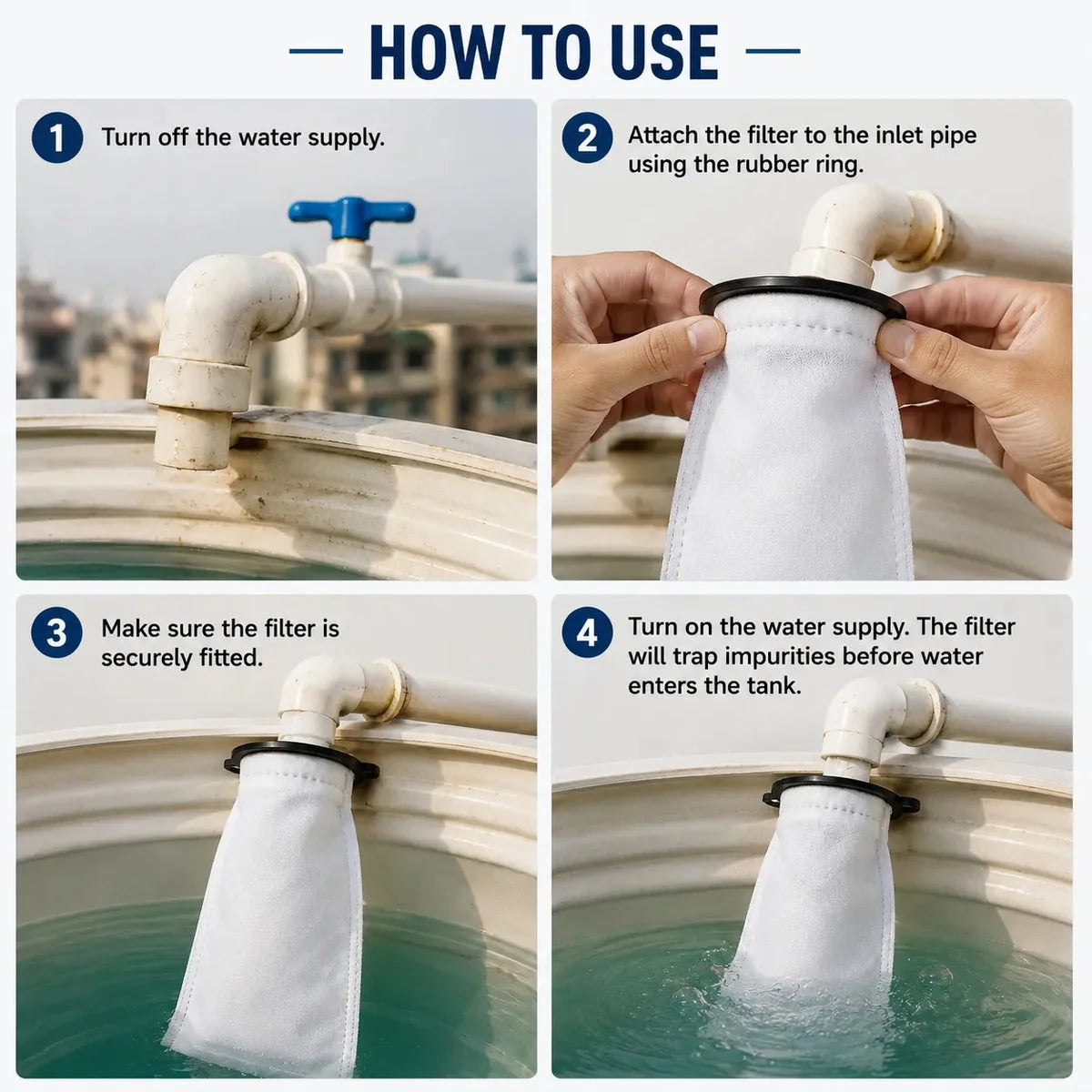 Water Tank Inlet Filter – 5 Micron Sediment Filter-Buy 1 Get 2 Limited-time offer!