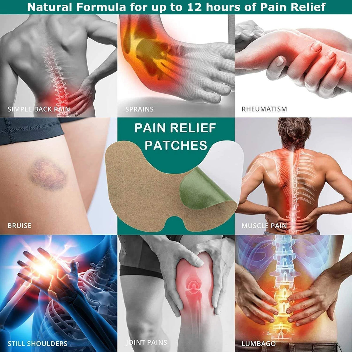 RevaCure™ Herbal Knee Pain Relief Patches Long Lasting| Limited Time Offer!