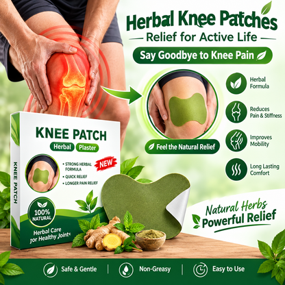 RevaCure™ Herbal Knee Pain Relief Patches Long Lasting| Limited Time Offer!